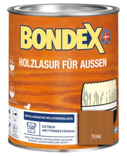 Bondex holzlasur für aussen - für,