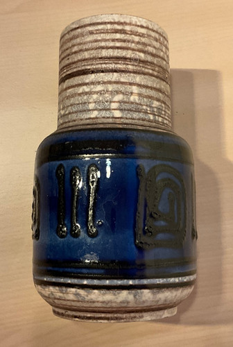 Vase keramik blau - keramik,