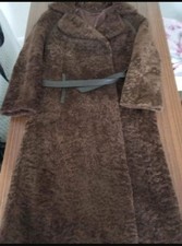 Alter DDR Pelzmantel von Brühlpelz Leipzig Vintage Braun