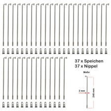 37 Stück Speichen 246mm