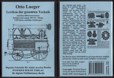 Lueger: Lexikon der gesamten Technik und ihrer Hilfswissenschaften. Auf DVD-ROM
