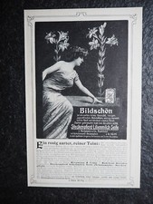 Steckenpferd - Lilienmilch - Seife , Bildschön , Alte Reklame , 1907 , (I)