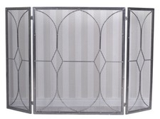 Kamingitter Funkenschutzgitter Silber Kaminschutzgitter Kaminfunkenschutz Ofen