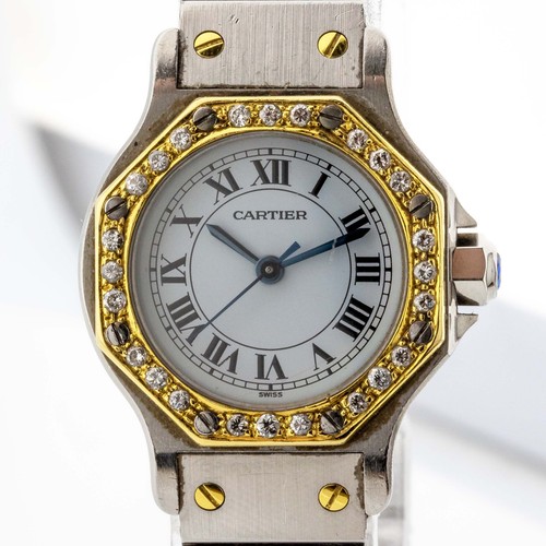 Cartier santos octagon - cartier, 25mm