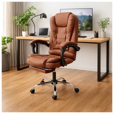 Chefsessel mit Fußstütze und