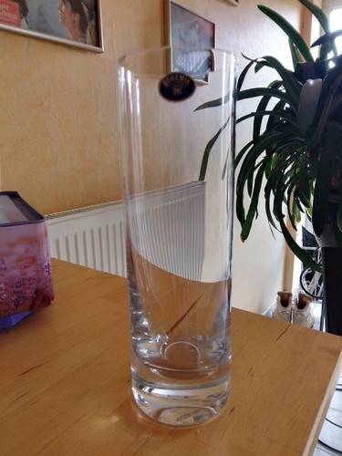 Glas vase hoch schlank - glas,