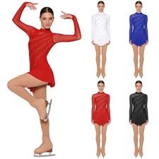 Damen Tanzkleid LangeÄrmel