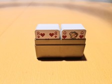 Vintage Miniatur Kartenspiel