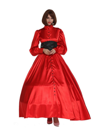 Sissy girl maid - maid, red