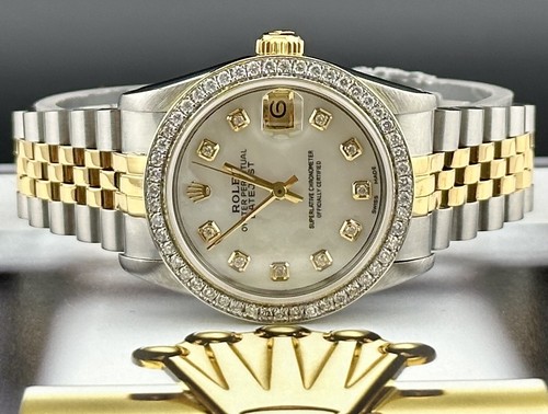 Rolex damen datejust 18k - damen,