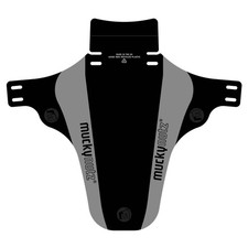 Front Fahrrad Schutzblech Mucky Nutz Front Face Fender V2 schwarz/grau