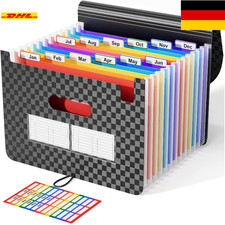 Akkordeon-Dateiordner mit 13