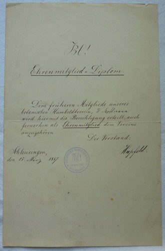 Ehrenmitglied diplom - ehrenmitglied,