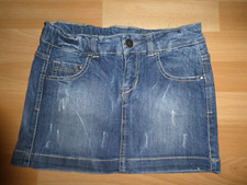 Zara Kids Jeansrock , blau, verstellbarer Bund, Taschen, schöne Details, Gr. 128