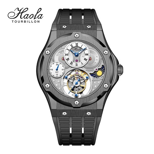 Haofa gmt tourbillon skeleton - haofa,