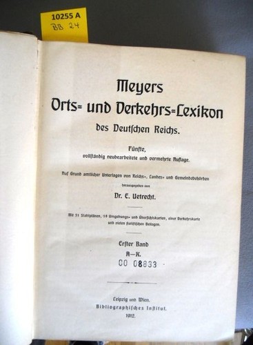 Meyers orts und - meyers, orts-