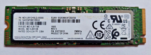 Samsung pm981a 512gb ssd nvme - samsung,