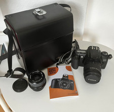 Canon EOS 3000 mit Objektiv 38-76mm UND Minolta MD W.Rokkor ⌀ 49mm + Tasche
