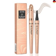  GCVSE Augenbrauenstift Mit 4 Gabelspitzen - 3D Wasserfester Microblading Stift 