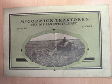 MC Cormick 10-20ps   15-30ps  Prospekt Traktor brochure M4