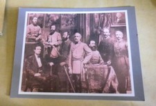 Postkarte General Lee und Generäle CSA Rebel Konföderierte Südstaaten