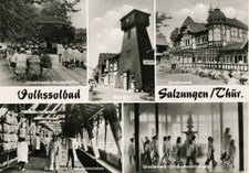 11-1094 Ansichtskarte Bad Salzungen Wartburgkreis Thüringen Sole-Heilbad DDR