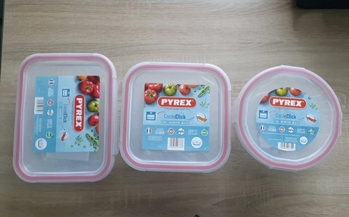 Neu 3x glas pyrex - 🧊,