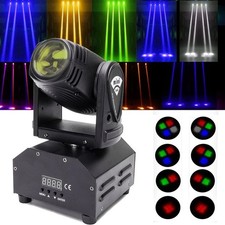 Uking Mini Moving Head 10W LED Spot – RGB, DMX, neuwertig