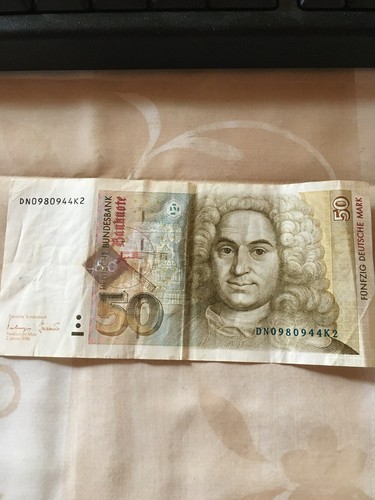Deutsche mark banknote - mark,