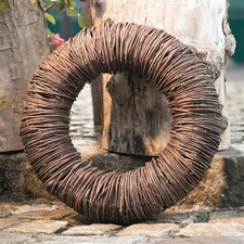 Rattan Deko Kranz "Natur" Ø