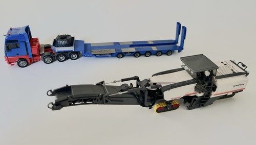 Baumaschinentransport mit