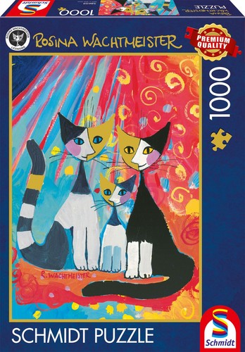 Glückliche katzenfamilie - glückliche,