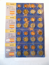 4x Spanien EURO Kursmünzsätze 1999 - 2002 Münzen Geld 1 2 € Satz Cent Mischsatz