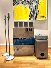 ELAC Home Cinema 5.1 Digital Surround Sound System mit 2 Boxenständern in OVP