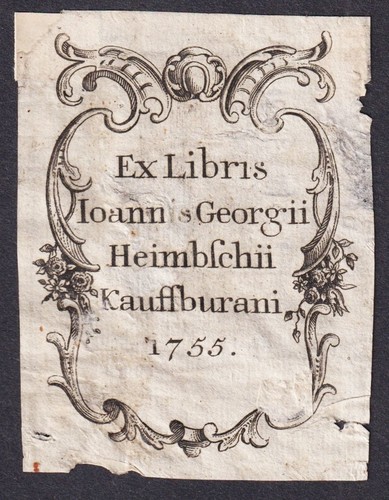 Exlibris heimbsch bayern - exlibris,