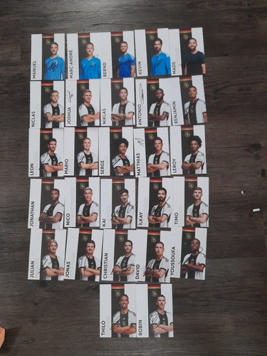 Dfb autogrammkarten satz - dfb,