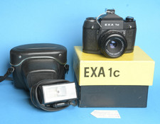 Pentacon EXA 1c Version CERTO+TESSAR 2.8/50 Carl Zeiss Jena+Prisma+OVP+Tasche