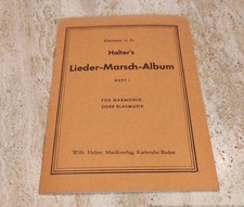 Halter's Lieder-Marsch-Album Heft 1, Klarinette in Es