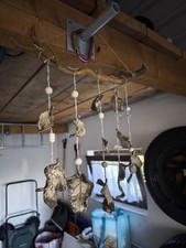 Windspiel Blätter Keramik 