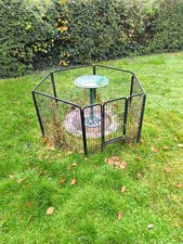 Freilaufgehege Welpenauslauf I Hundelaufstall XXL 8 Gitter je 80 cm