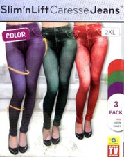Slim Jeggings 3er Set L - XL