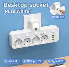 EU-Stecker, Steckdose, 4