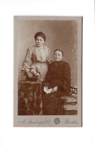 Cdv foto damenportrait feine - cdv, /