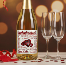 1 Aufkleber Flaschenetikett -