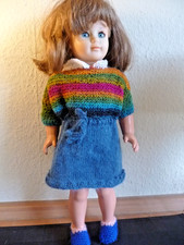 Mädchenpuppe Vinyl - 70er