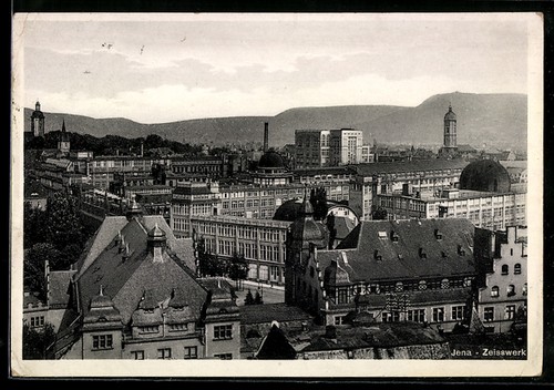 Ansichtskarte jena zeisswerk - zeisswerk,