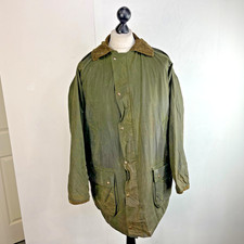 Whatbaron Wax Cotton Herren Jagd Feldjacke Tweed gefüttert grün Größe L