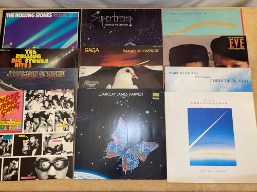 Lps vinyl rock konvolut - 12,