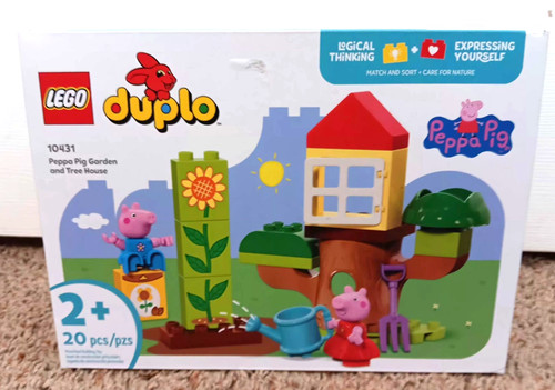 Lego duplo peppa pig garden - peppa,
