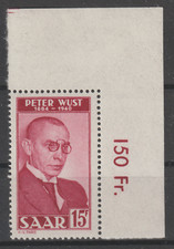 SAAR  Michel-Nr. 290 Eckrand